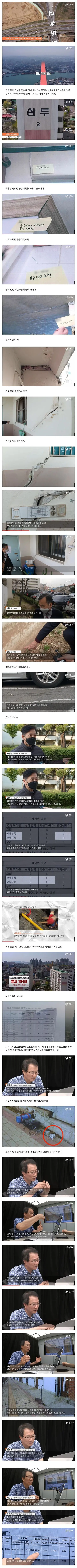 스압) 제2의 삼풍백화점 사태가 될수도있는 실시간 붕괴 진행중인 아파트 | mbong.kr 엠봉
