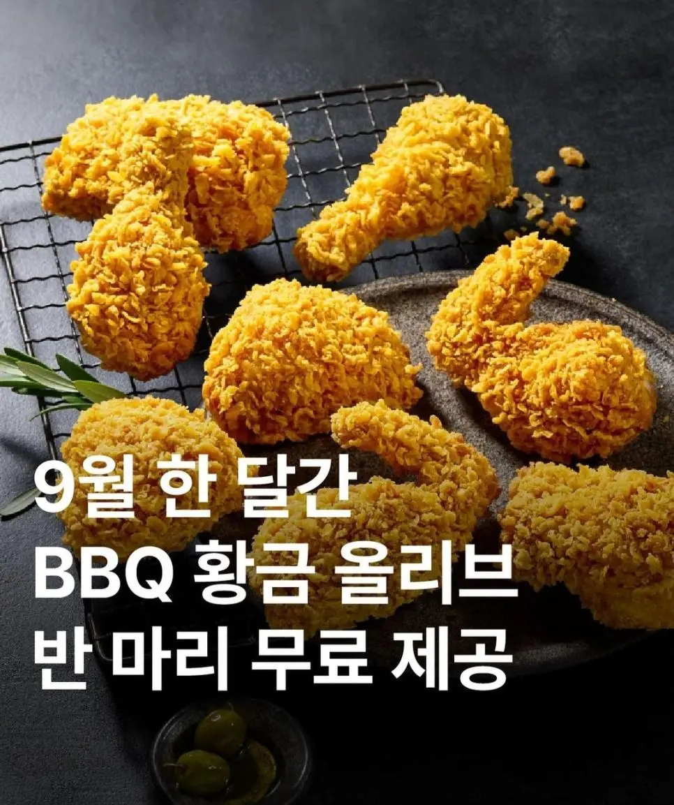 BBQ 한달간 황올 반마리 무료! | mbong.kr 엠봉
