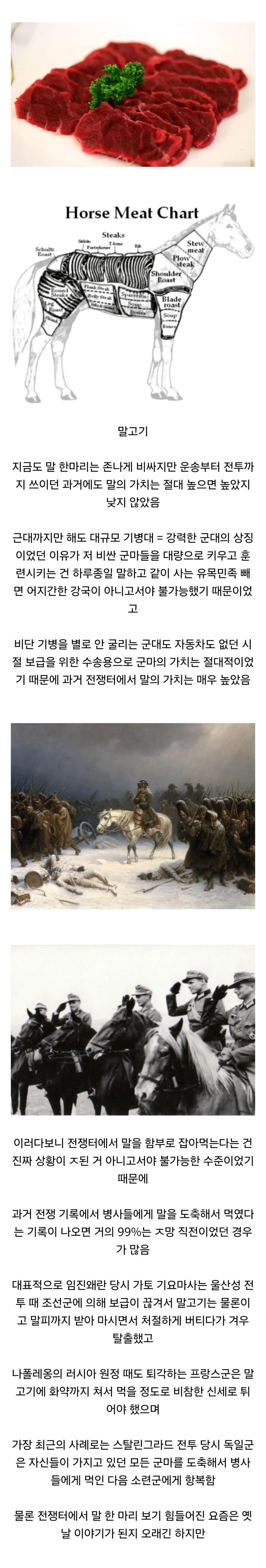 전쟁터에서 먹으면 망한 상황이라는 고기 | mbong.kr 엠봉
