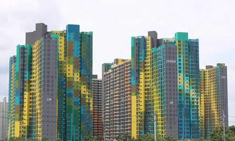 대구에 있다는 전국에서 제일 도색이 특이한 아파트 | mbong.kr 엠봉