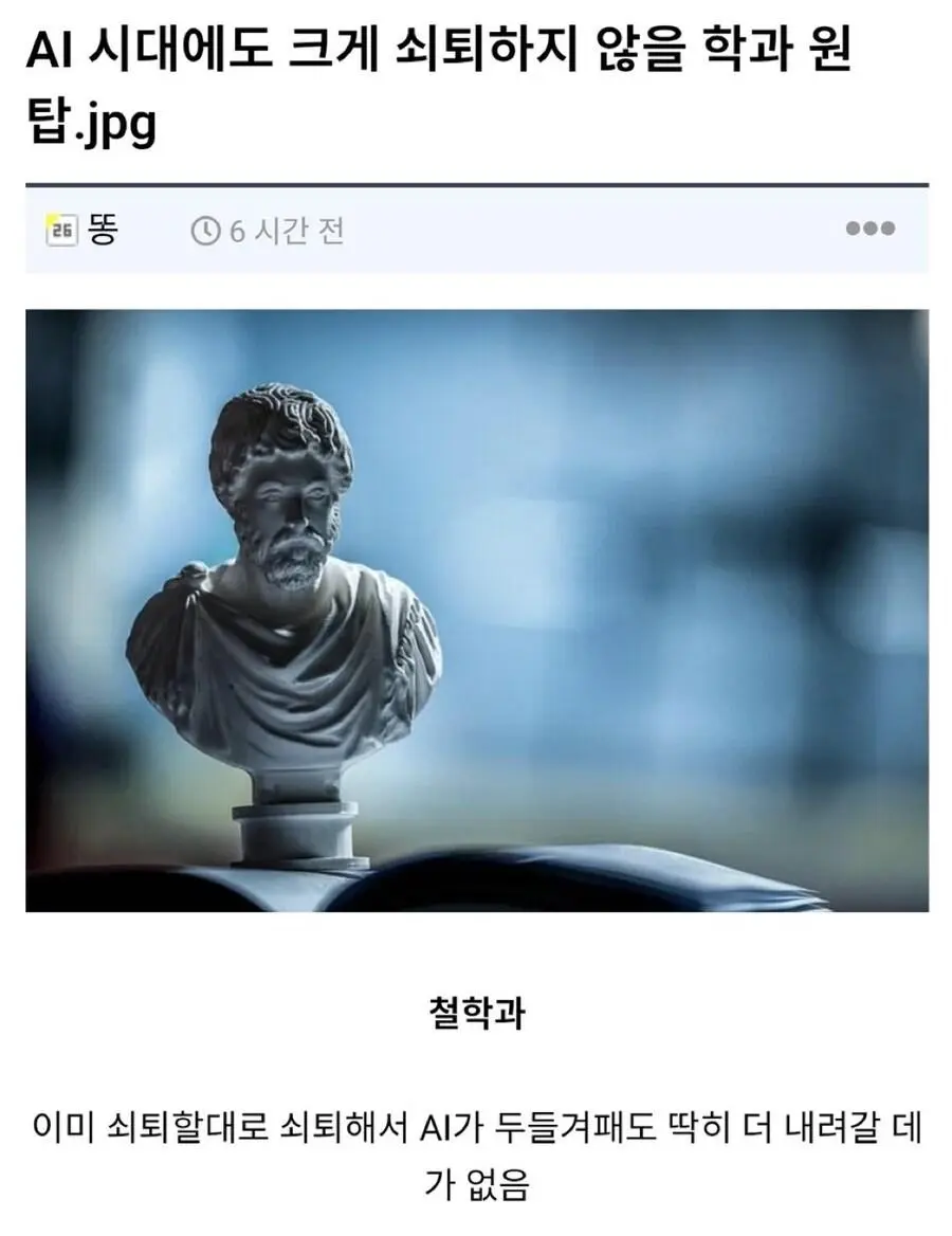 ai 시대에도 쇠퇴하지 않을 학과 원탑.jpg | 인스티즈