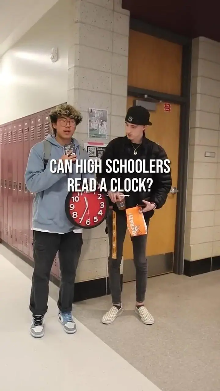 아날로그 시계 볼 줄 모르는 미국 고딩들 | mbong.kr 엠봉
