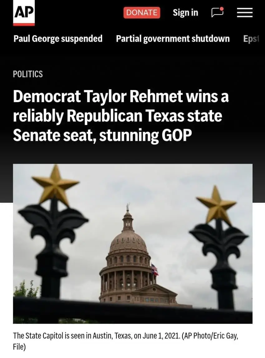 [공화당 텃밭인 텍사스 지역구에서 재보궐선거 이례적인 참패_002]