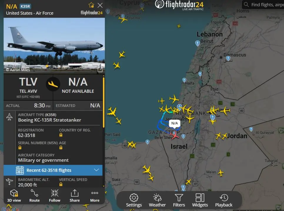 속보)미군 공중급유기들 일제히 출격중 | mbong.kr 엠봉