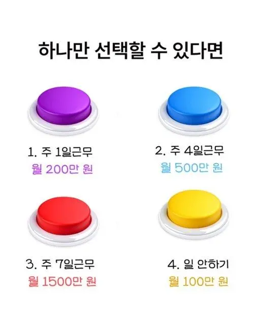 이중에 하나만 선택한다면? | mbong.kr 엠봉