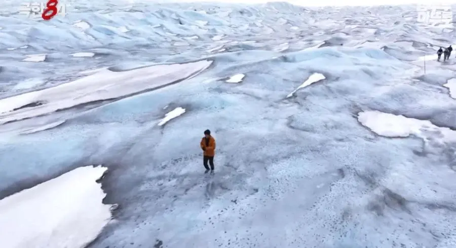 북극 마라톤 도중 목이 말랐던 기안84 .jpg | mbong.kr 엠봉