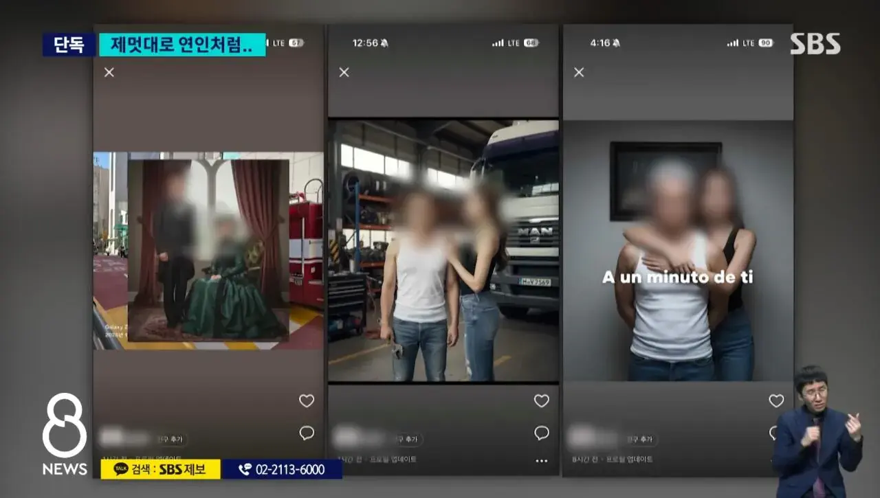 내 사진을 상사가 AI 짤 생성해 커플프사했지만 무혐의.JPG | mbong.kr 엠봉