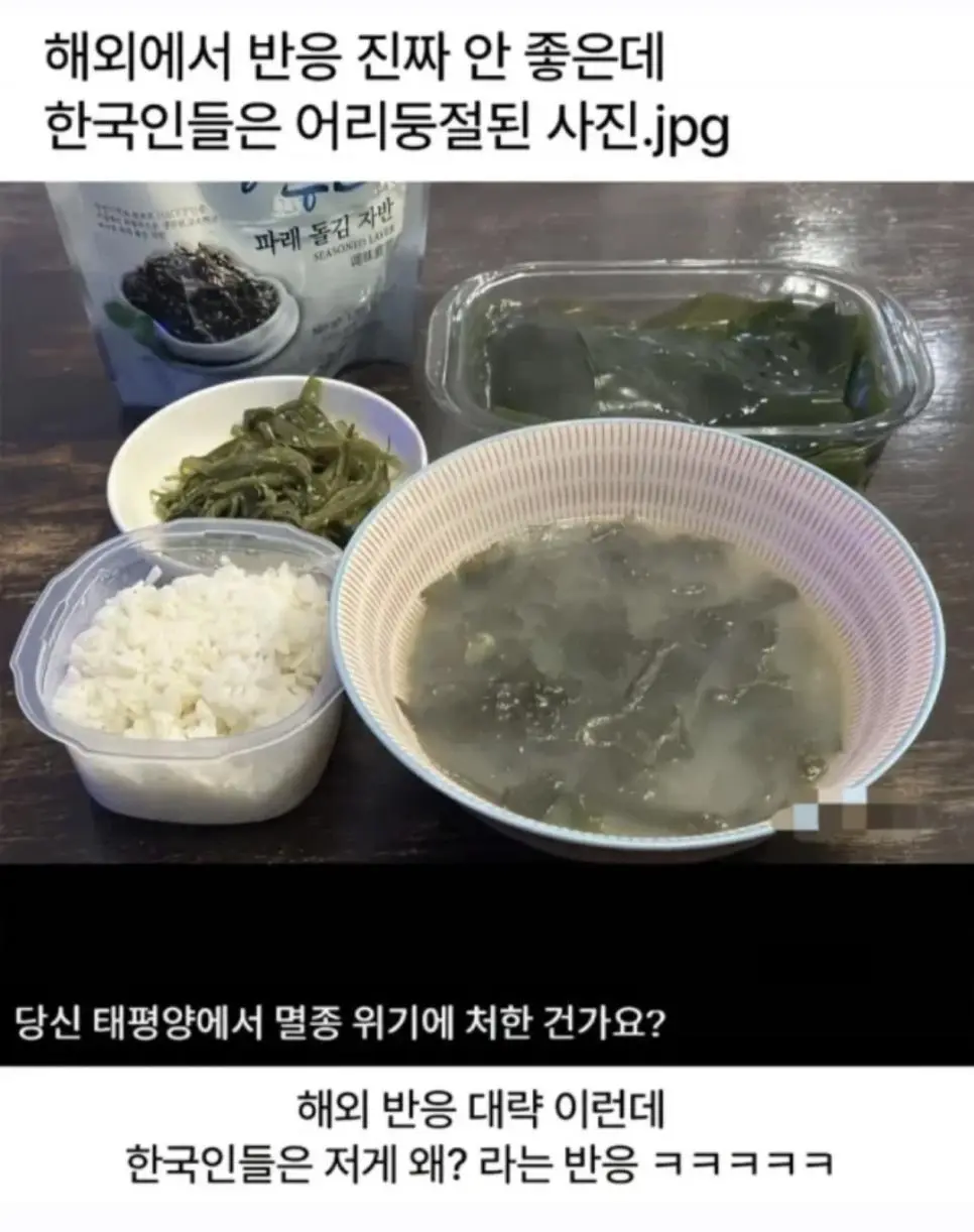 서양인들이 기겁하는 한국인의 식사..jpg ㄷㄷㄷㄷㄷㄷㄷ | mbong.kr 엠봉