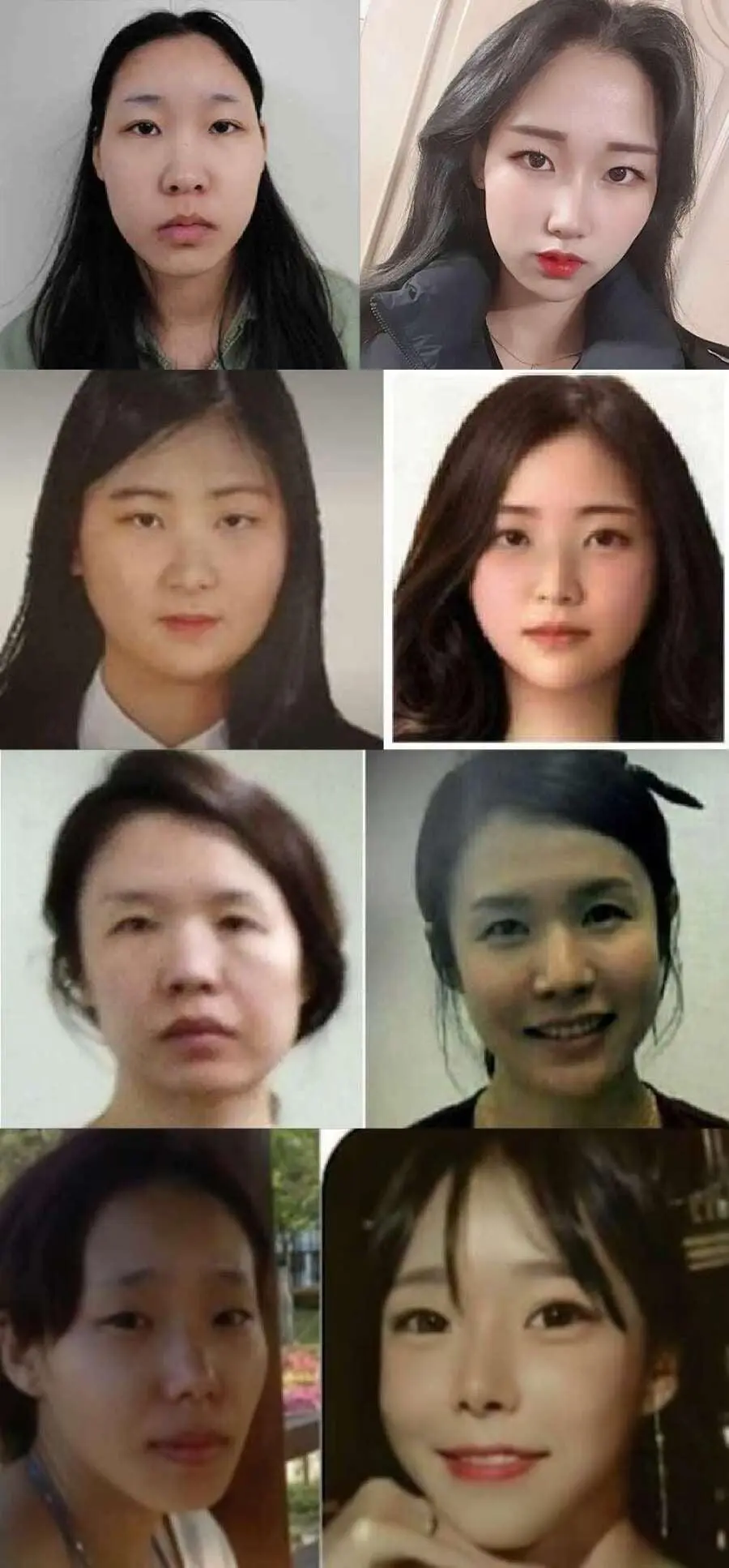 대한민국 여자 범죄자들 보정 전후.jpg | mbong.kr 엠봉