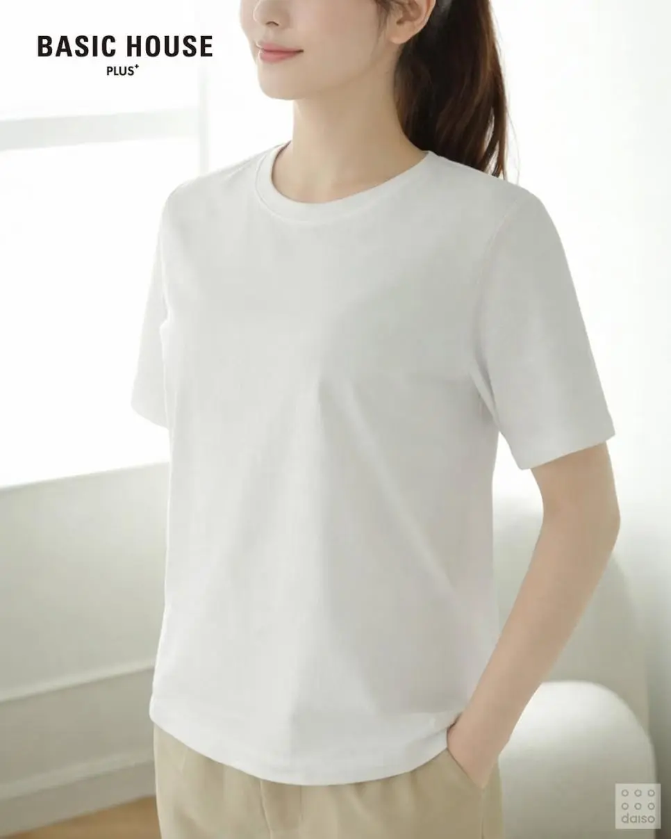 다이소X베이직하우스 반팔티 | mbong.kr 엠봉