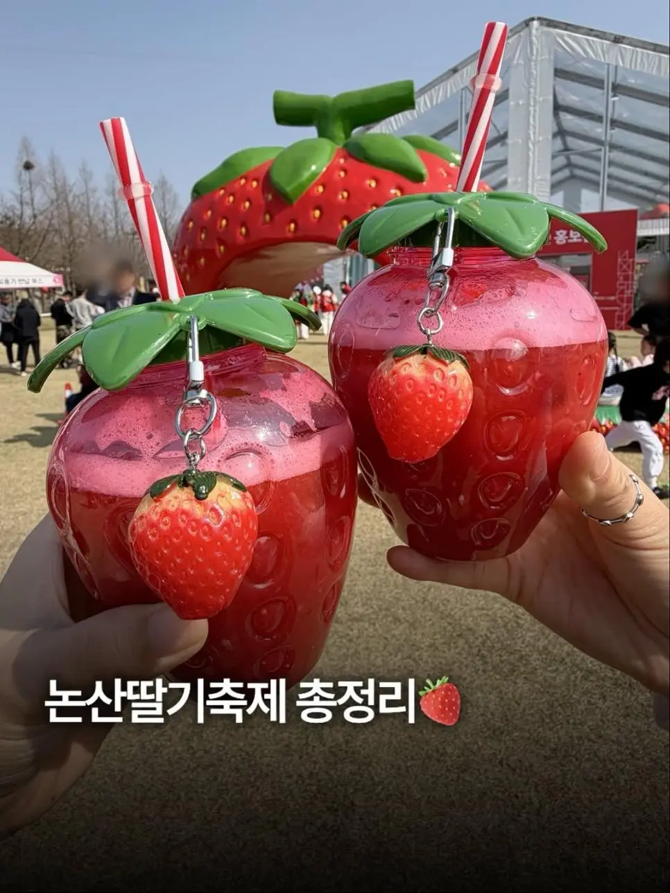 논산딸기축제에서 판매 한다는 딸기 먹거리 | mbong.kr 엠봉