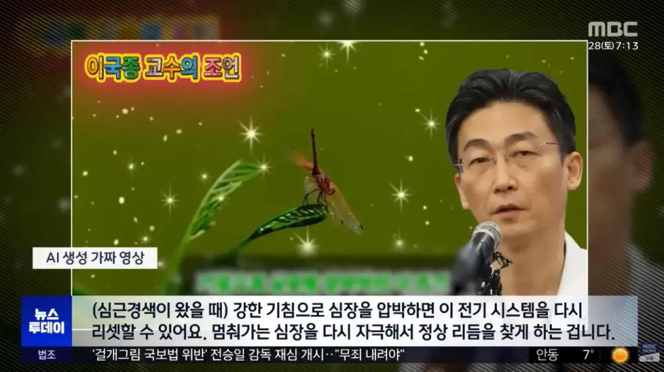 1주일 만에 100만 명 속인 '가짜 AI 이국종' | mbong.kr 엠봉
