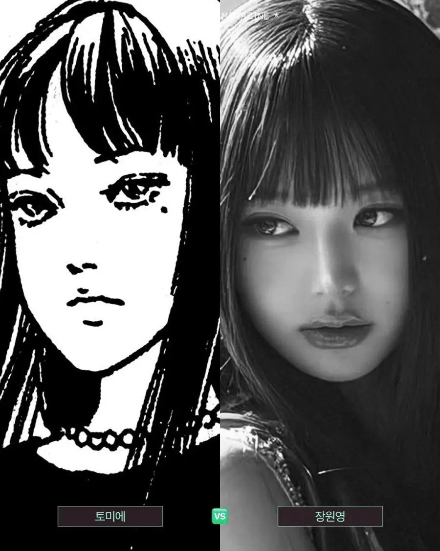 장원영 닮은 만화 캐릭터 | mbong.kr 엠봉