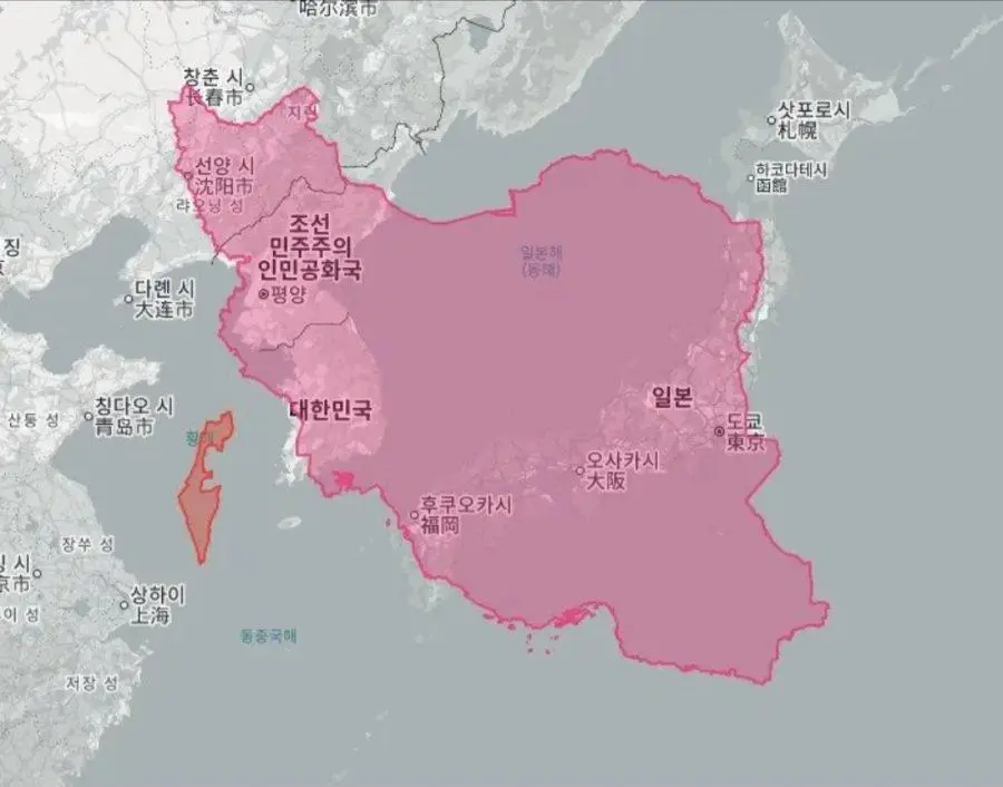 이란땅 크기ㄷㄷ.jpg | mbong.kr 엠봉