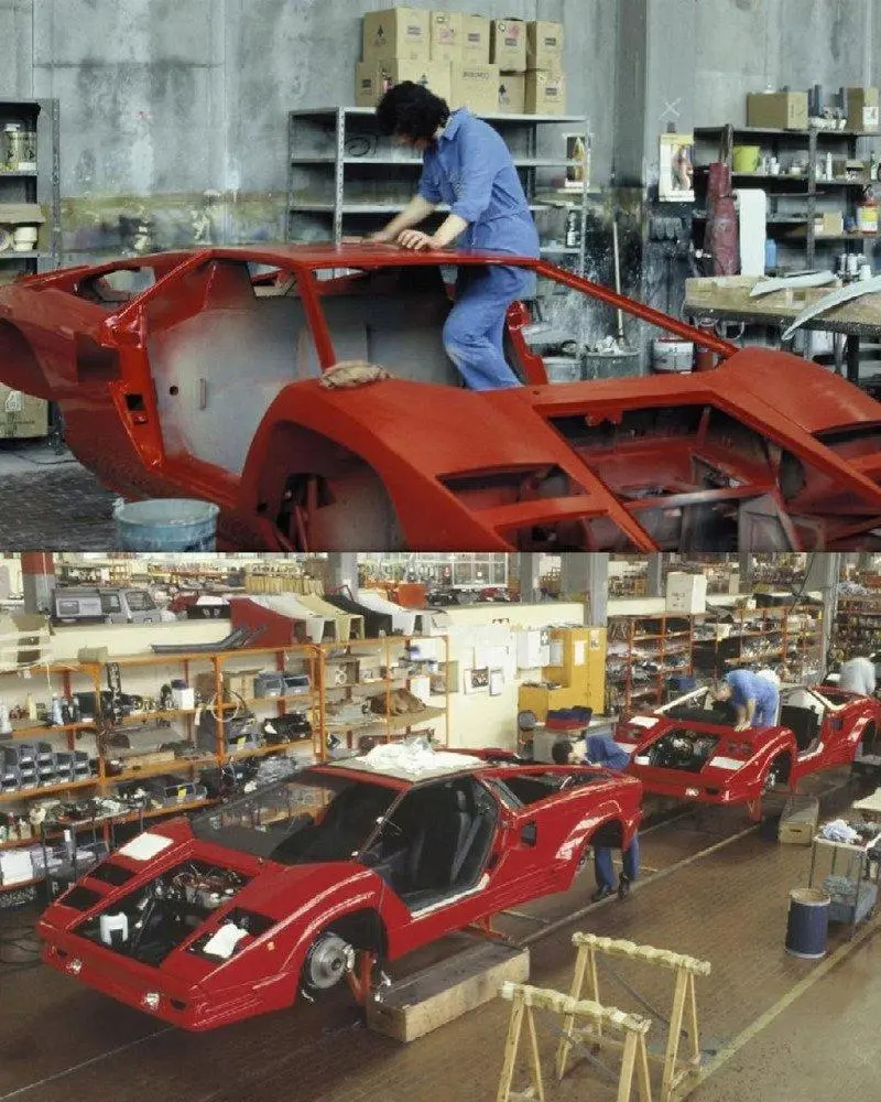 옛날 람보르기니 생산라인 | mbong.kr 엠봉