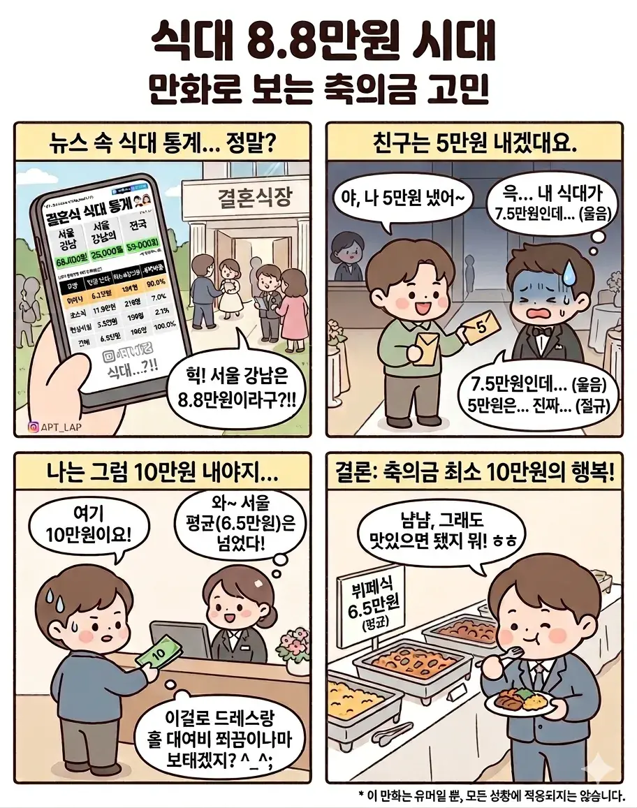 현재 논란인 서울 결혼식 식대 통계 근황 ㄷㄷㄷ | mbong.kr 엠봉