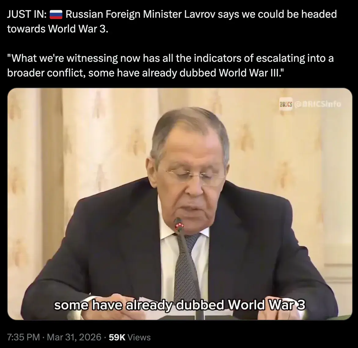 [속보]러시아, 3차 대전 언급 | mbong.kr 엠봉