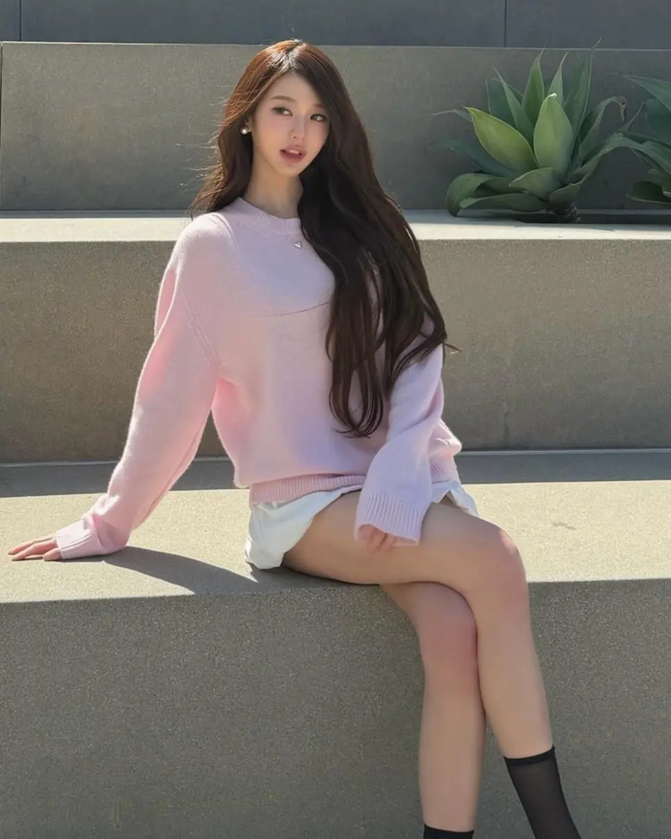 장원영 블랙 시스루 니삭스 | mbong.kr 엠봉