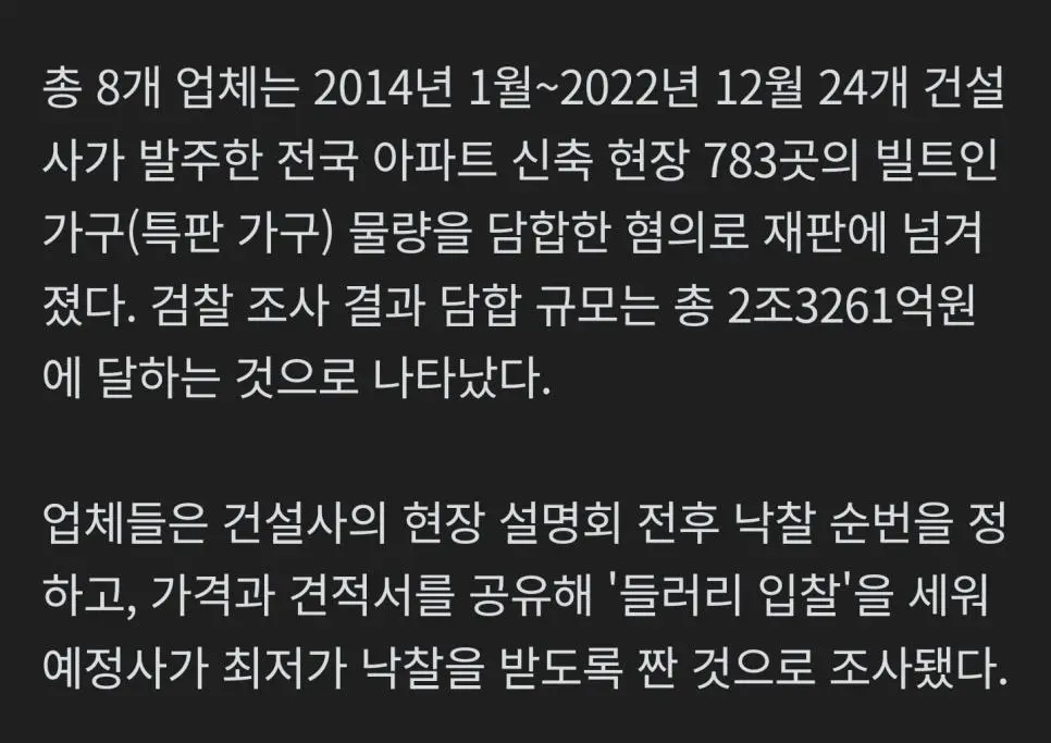 2조원 담합... 가구업체들 벌금 1억원.jpg | mbong.kr 엠봉