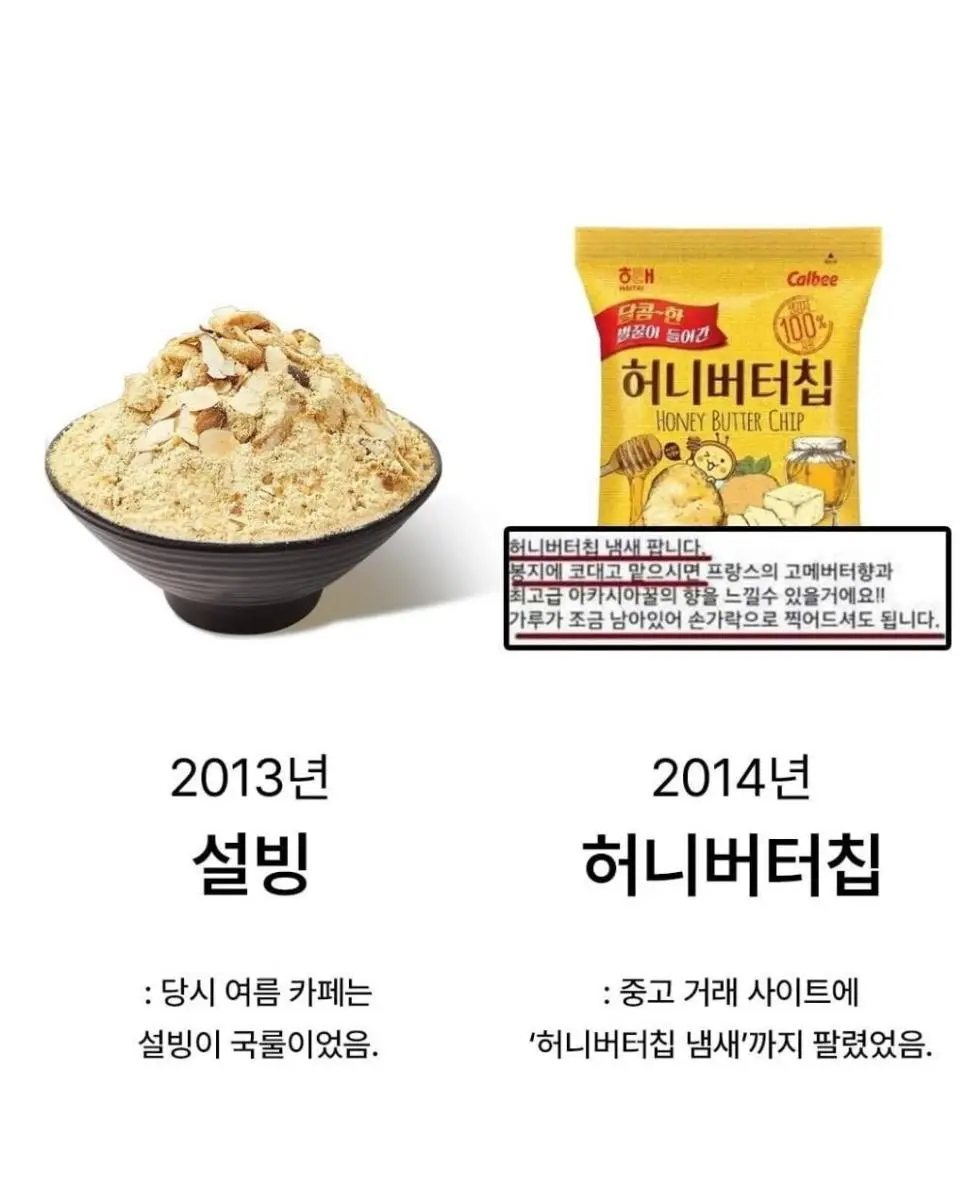 연도별 유행했던 음식들.jpg | mbong.kr 엠봉