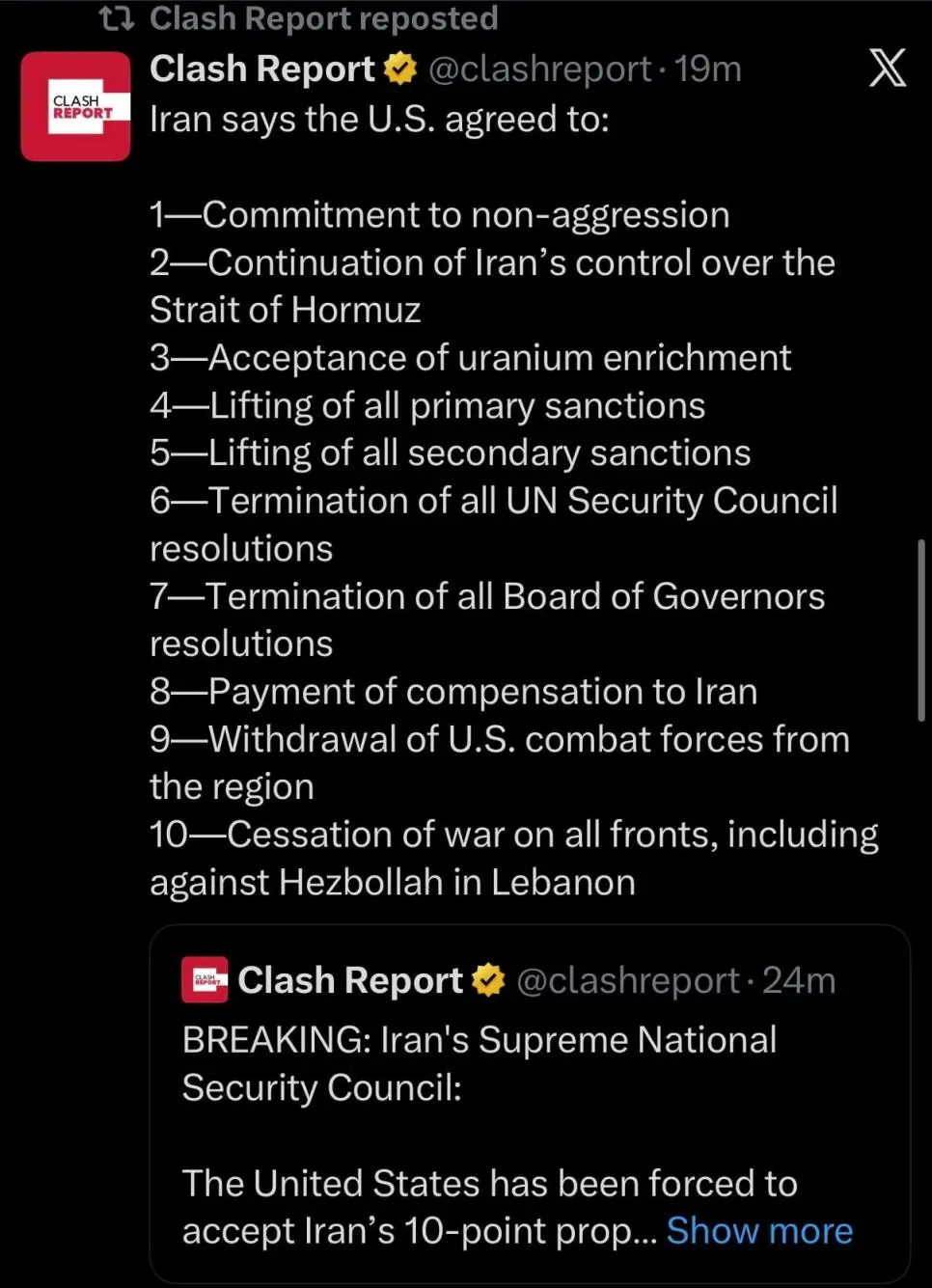 이란국영방송 “이란 핵개발 허용, 중동 지역 미군 철수” | mbong.kr 엠봉