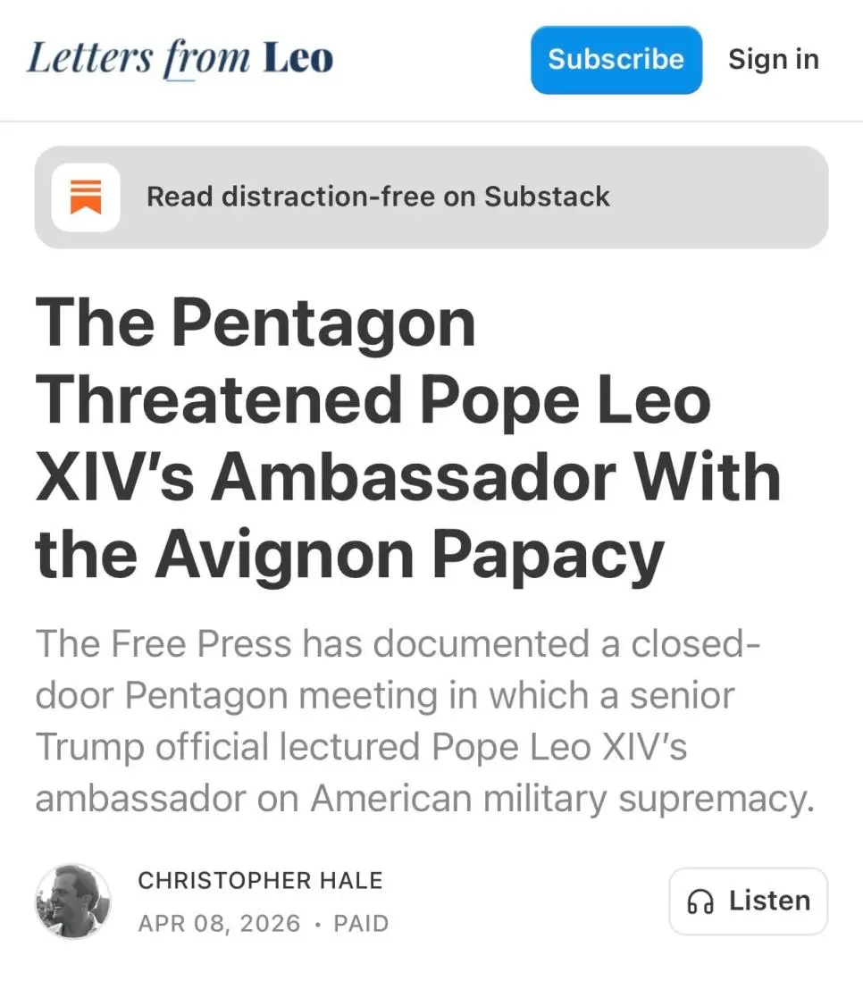 미 국방부 “바티칸에 미군 투입해서 교황청 통제할 수 있다” | mbong.kr 엠봉