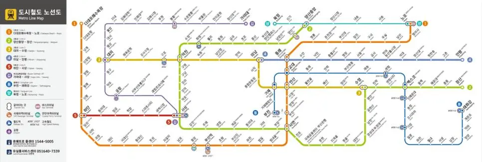 부산 지하철 신규 노선도 | mbong.kr 엠봉