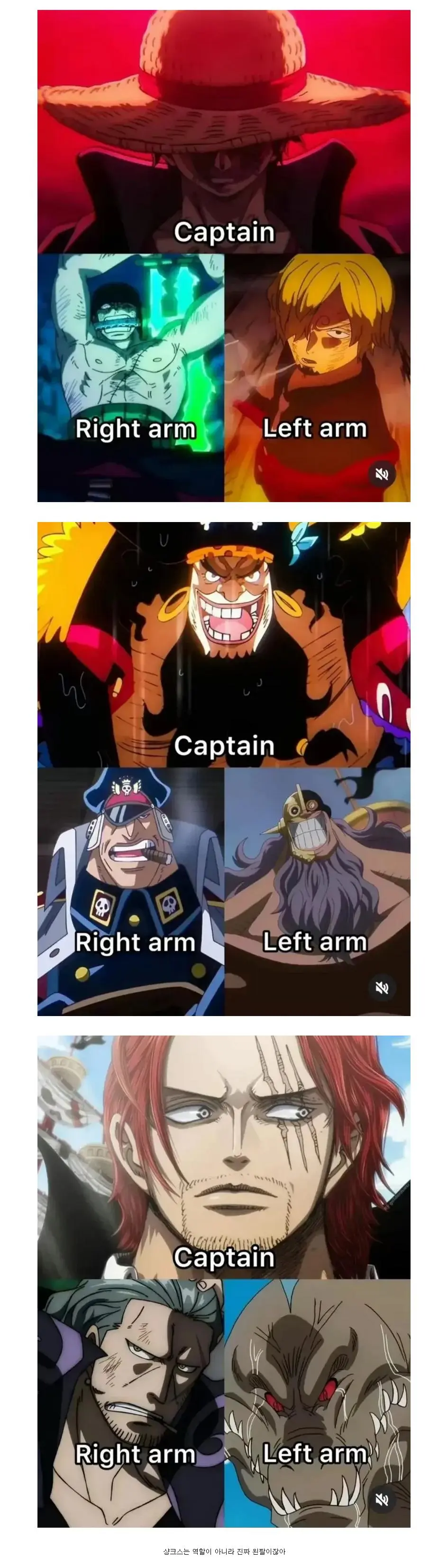 원피스 )선장의 오른팔 왼팔 | mbong.kr 엠봉