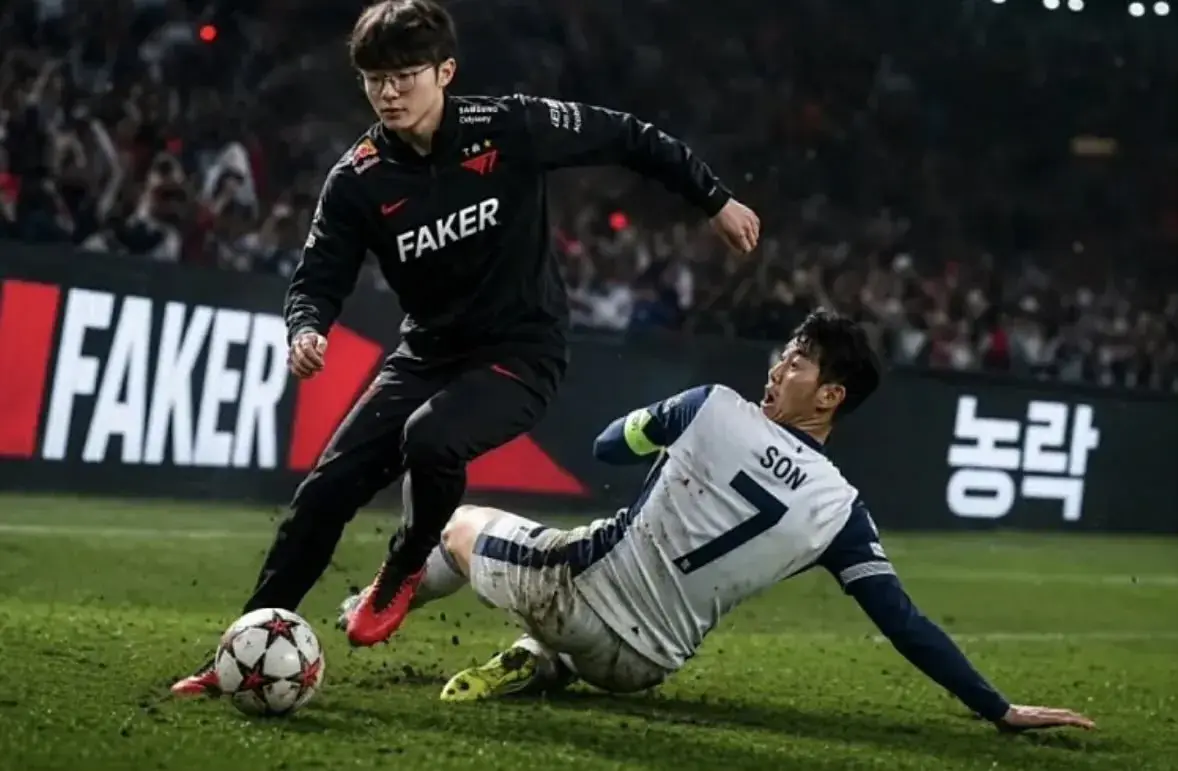 손흥민 바르는 페이커 ㄷㄷㄷ | mbong.kr 엠봉