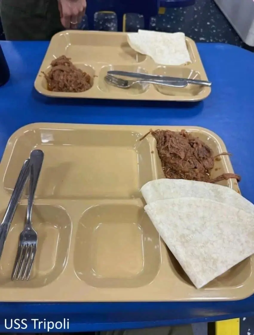 (군갤펌) 이란에 파견된 링컨함 식단근황 + 추가 | mbong.kr 엠봉