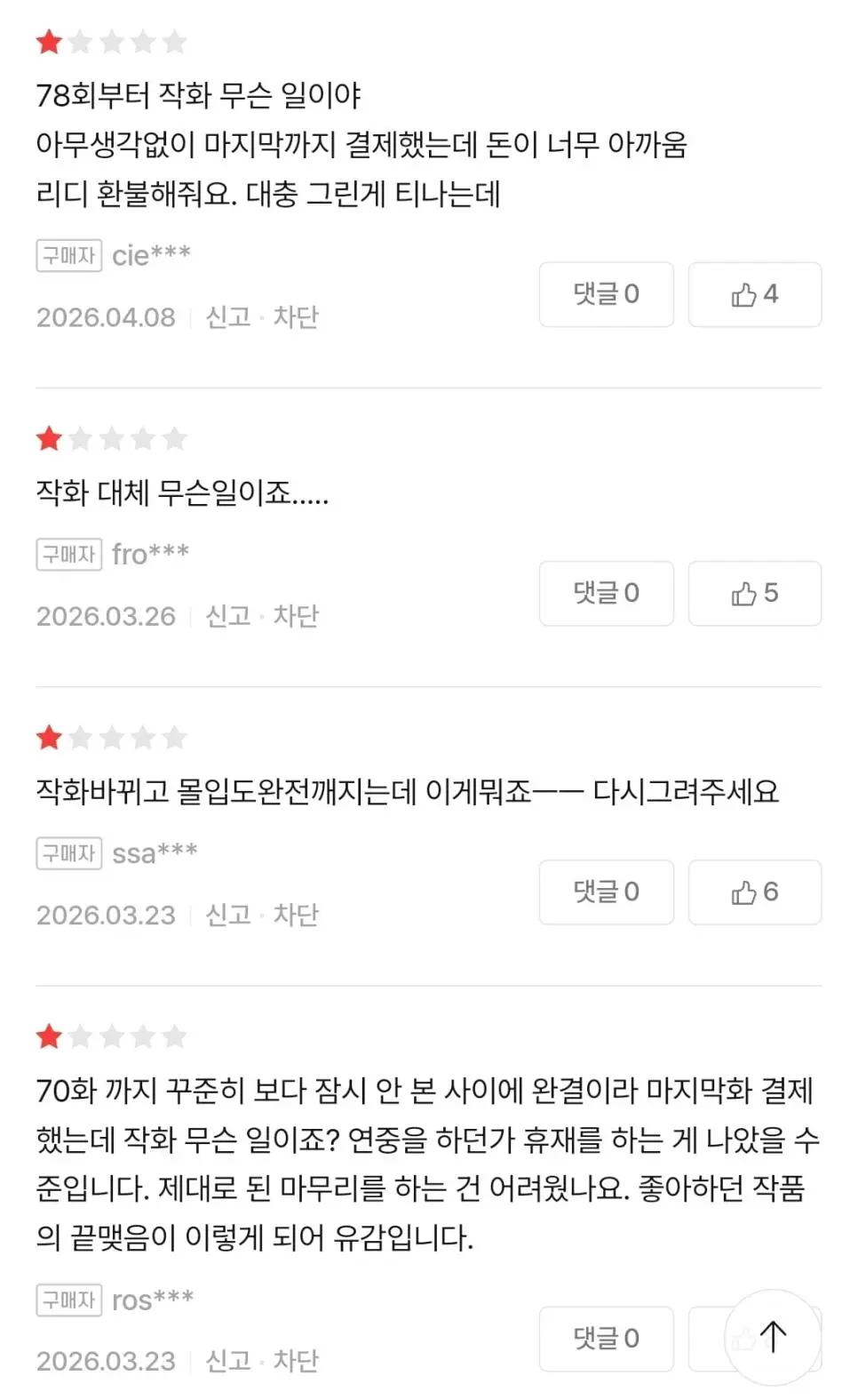 웹툰 그림체 바뀌어서 실망이라는 독자들 | mbong.kr 엠봉