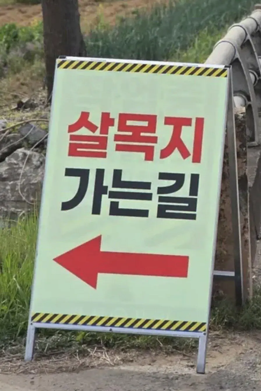 살목지 저수지에 생겼다는 표지판.jpg | mbong.kr 엠봉