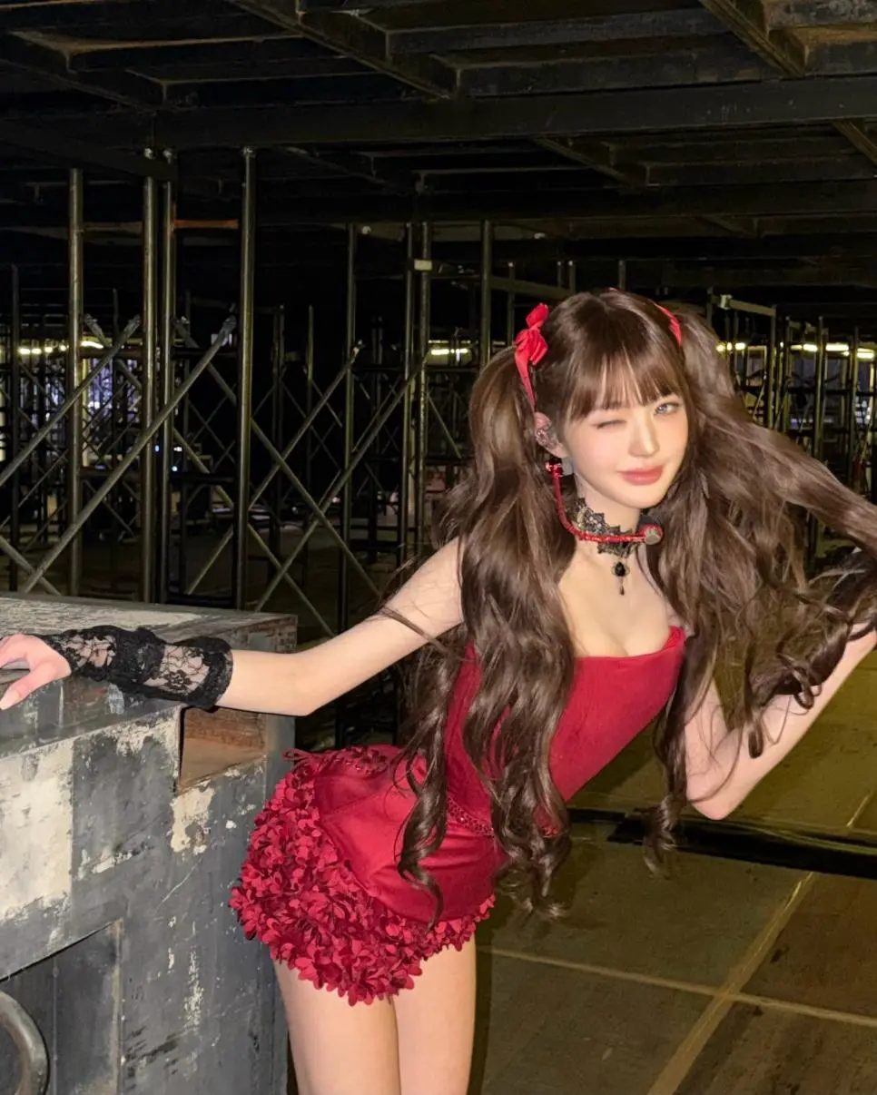 장원영 콘서트 양갈래 머리.jpg | mbong.kr 엠봉