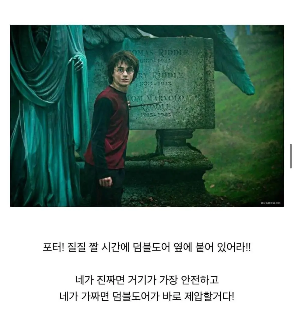 덤블도어가 위장한 죽먹자를 알아본 방법.jpg | mbong.kr 엠봉