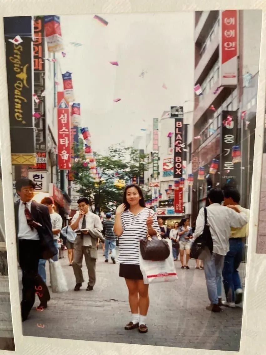 34년 전 한국에서 사진을 찍은 일본 여성 | mbong.kr 엠봉