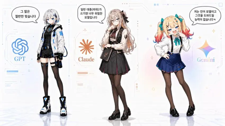 LLM 3대장 모에화.jpg | mbong.kr 엠봉