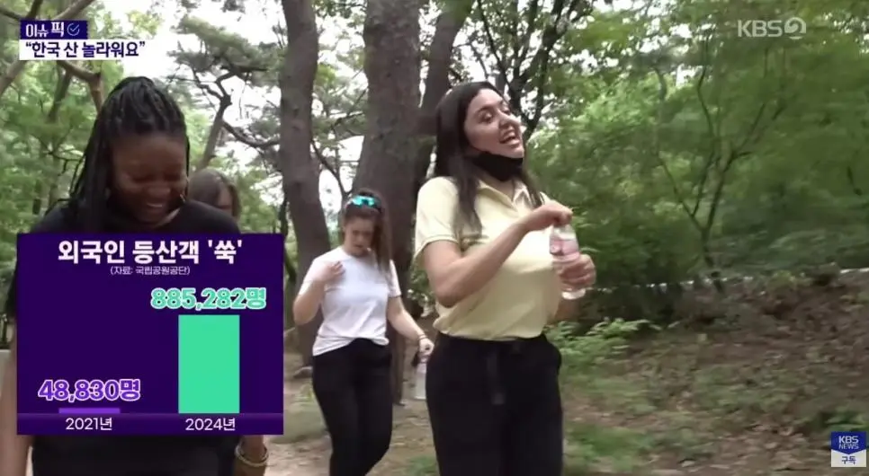 외국인들이 푹 빠진 K등산 열풍 ㄷㄷ JPG | mbong.kr 엠봉