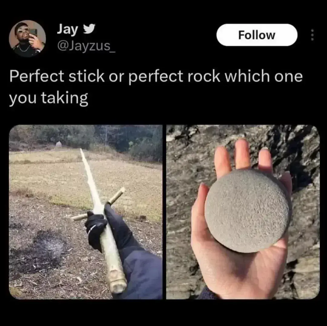 완벽한 나뭇가지 vs 완벽한 돌맹이 | mbong.kr 엠봉