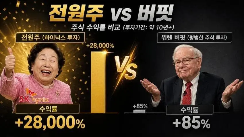 비교조차 안되는 할머니와 할아버지의 수익률 차이 | mbong.kr 엠봉