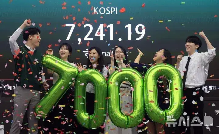 코스피 7000 축하사진.jpg | mbong.kr 엠봉